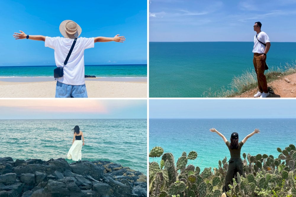 Snap your unforgettable photos with Bai Xep’s breathtaking coastal scenery
